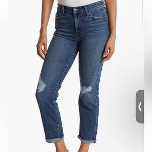 Joes Jeans boyfriend rolled hem jeans